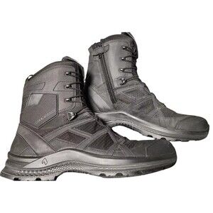HAIX Black Eagle Tactical Boots Size 13 High Top Side Zipper